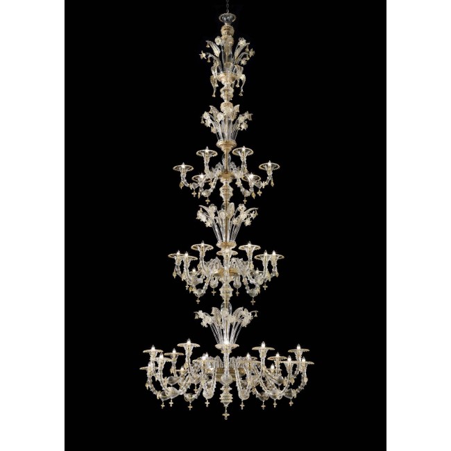 ABU DHABI - Sumptuous GOLD crystal chandelier