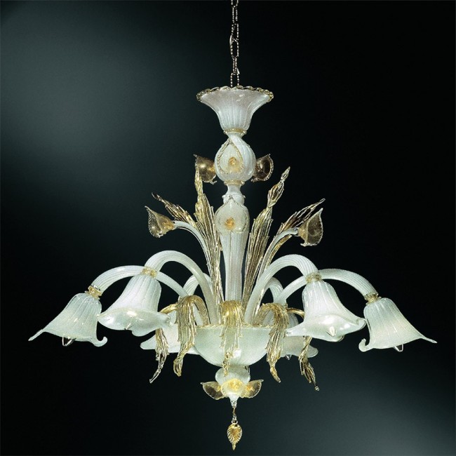 AQUATICO - Milk white chandelier