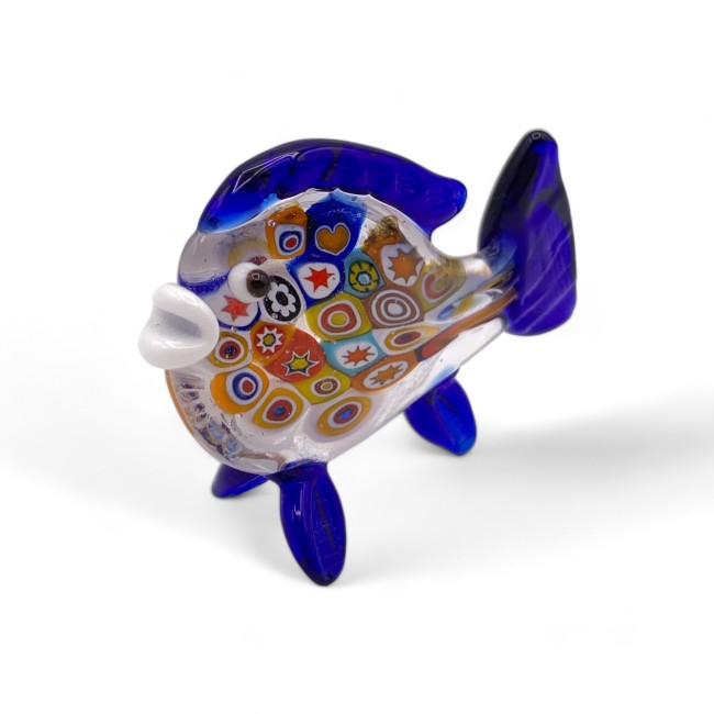 BALU' - Murano glass Little Fish with Murrine