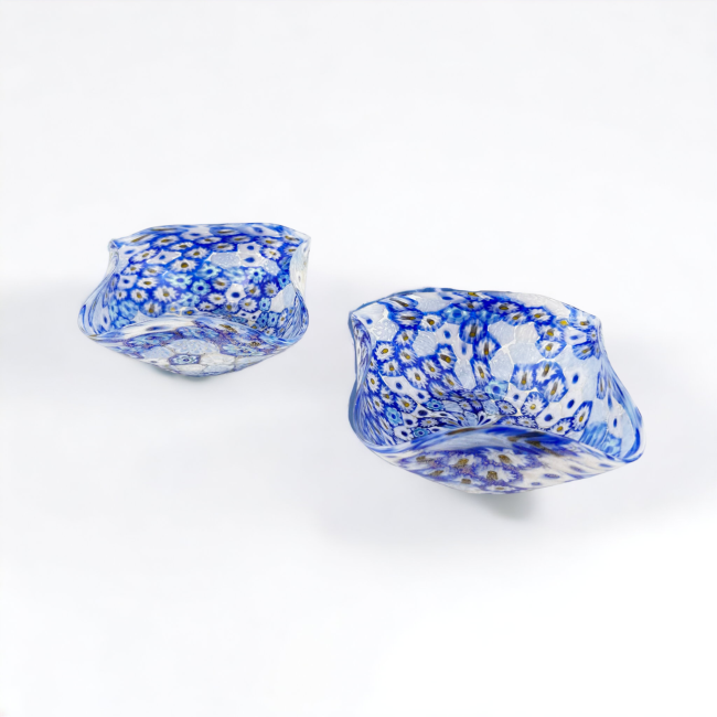 TULIPANO - Murano glass bowl with murrine