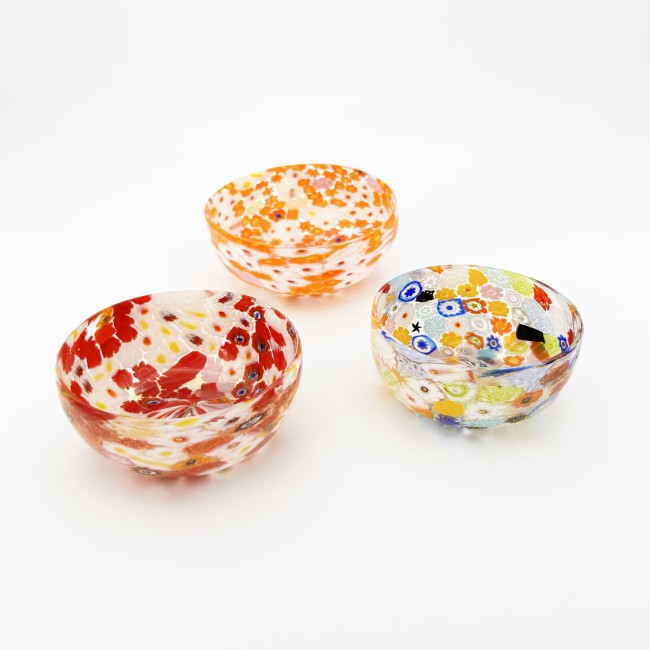 IRIS - Murano glass bowl with murrine