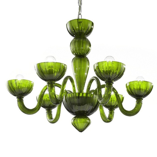 MIMO - Minimal GREEN chandelier
