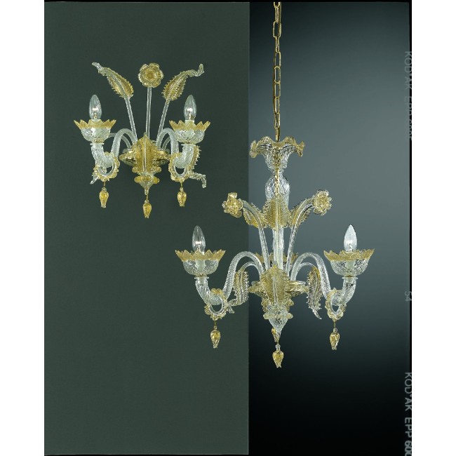 MORI - Venetian chandelier 3 lights